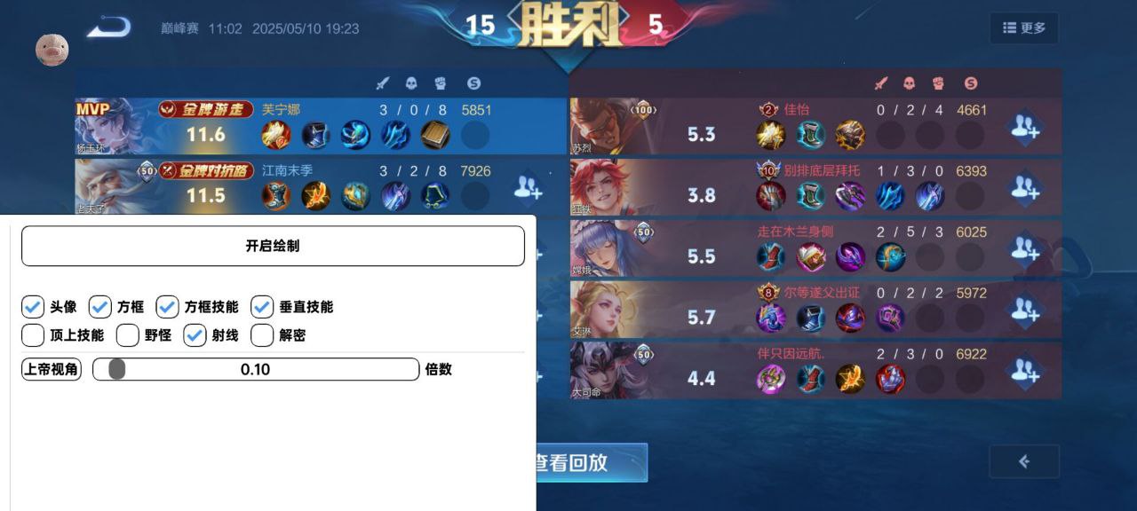 王者荣耀巅峰王者辅助科技